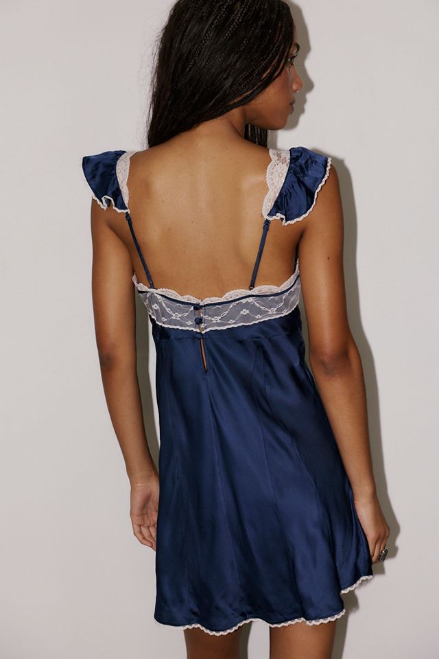 For Love & Lemons Fern Mini Slip Dress #1