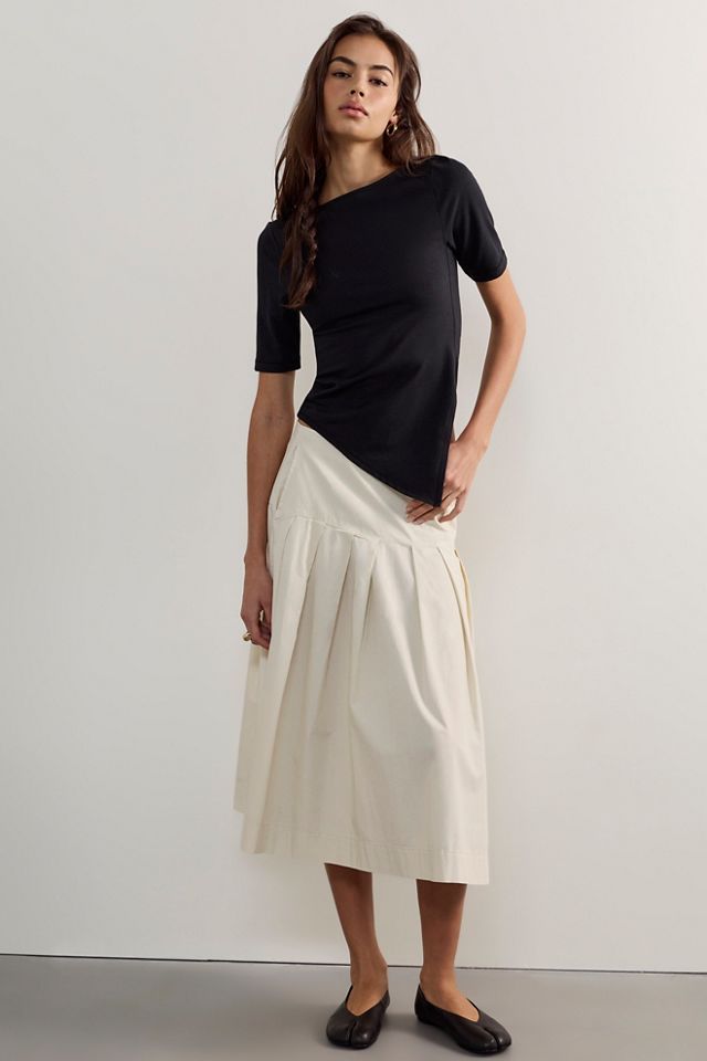 Easy Rotation Asymmetrical Half-Sleeve Shirt #2