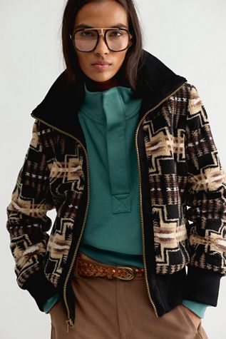 Veste bomber en polaire Foxglove Pendleton