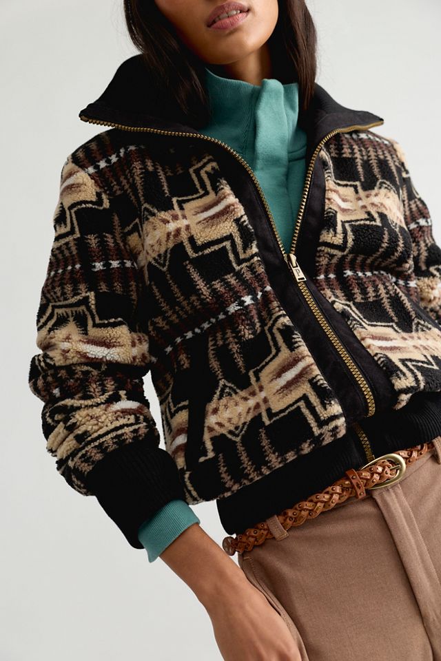 Pendleton Foxglove Fleece Bomber Jacket #3