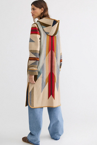 Pendleton Hooded Jacquard Coat by Free People