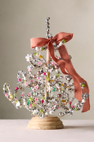 Frosted Beaded Mini Tree by Free People