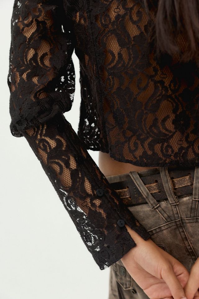 Lila Lace Top #3