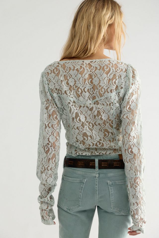 Haut en dentelle Lila #1