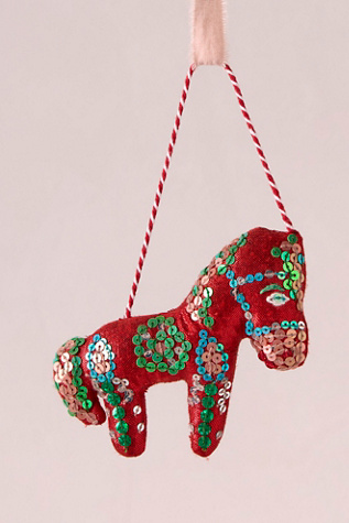 Embellished Horse Ornament