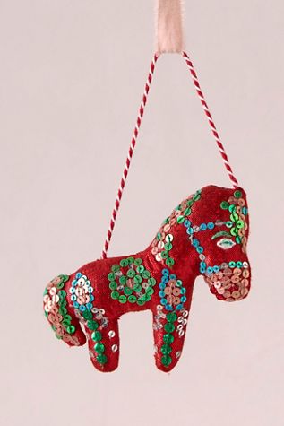 Embellished Horse Ornament