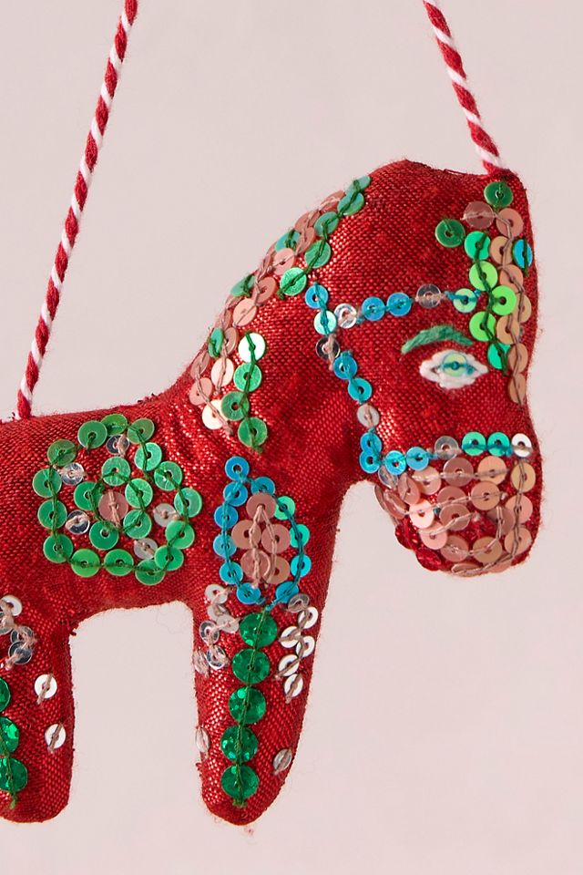 Embellished Horse Ornament #1