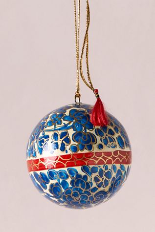 Handpainted Bauble Ornament