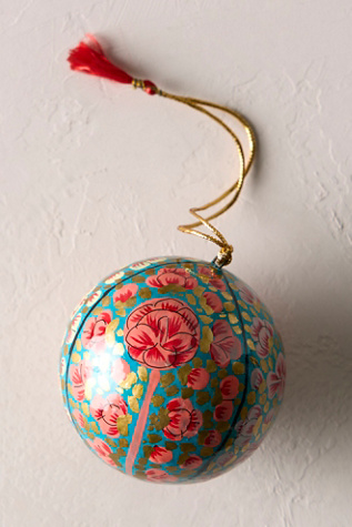 Handpainted Bauble Ornament