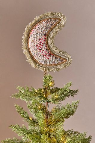 Kantha Moon Tree Topper