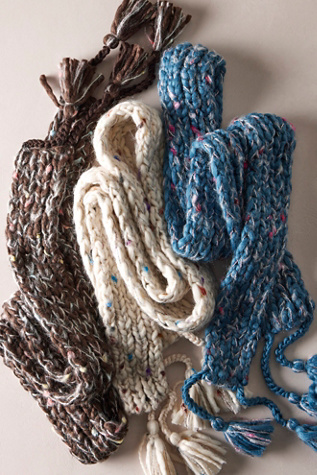 Sugar Frost Skinny Scarf