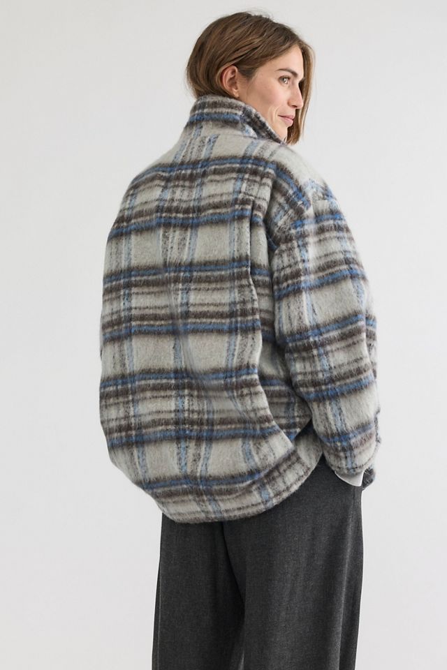 Beau Plaid Cocoon Coat #4