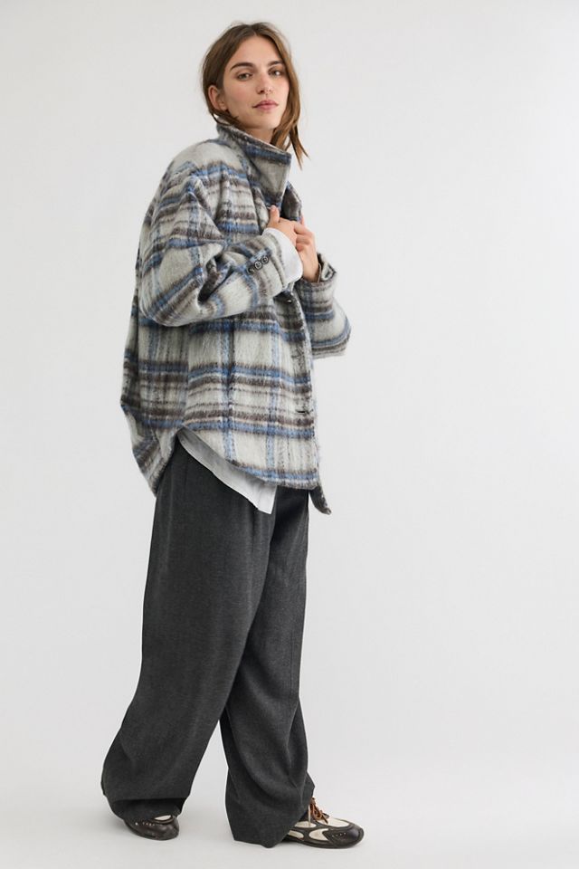 Beau Plaid Cocoon Coat #5