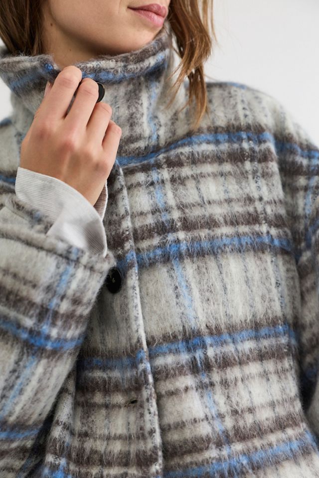 Beau Plaid Cocoon Coat #6