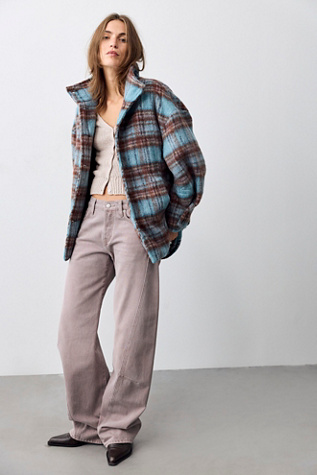 Manteau Cocon à Carreaux Beau