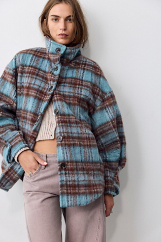 Beau Plaid Cocoon Coat
