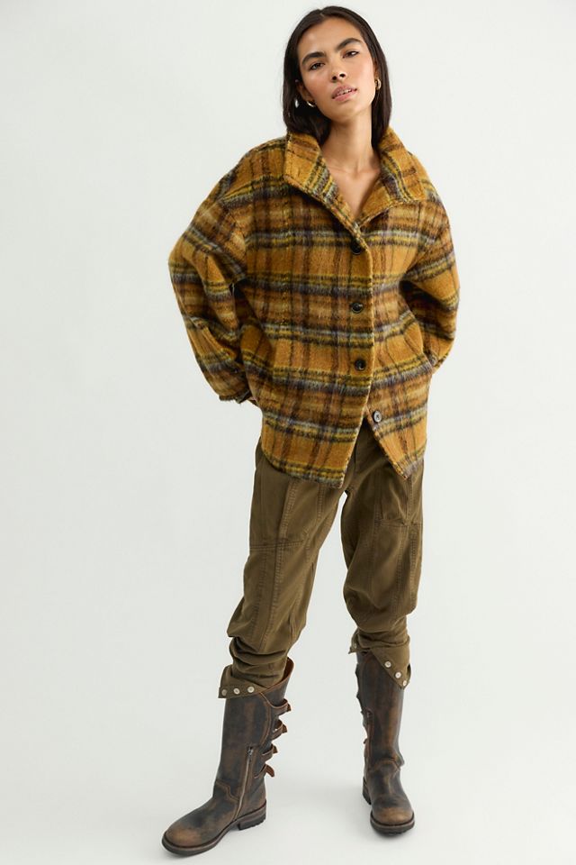 Beau Plaid Cocoon Coat #6