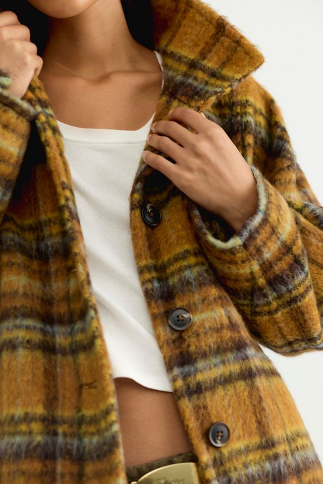 Beau Plaid Cocoon Coat #4