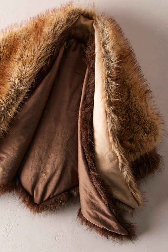 Ice Breaker Faux Fur Shawl | Free People