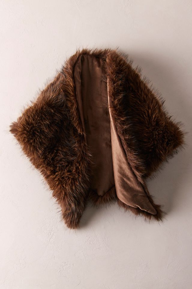 Ice Breaker Faux Fur Shawl | Free People
