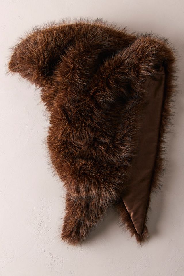 Ice Breaker Faux Fur Shawl #5