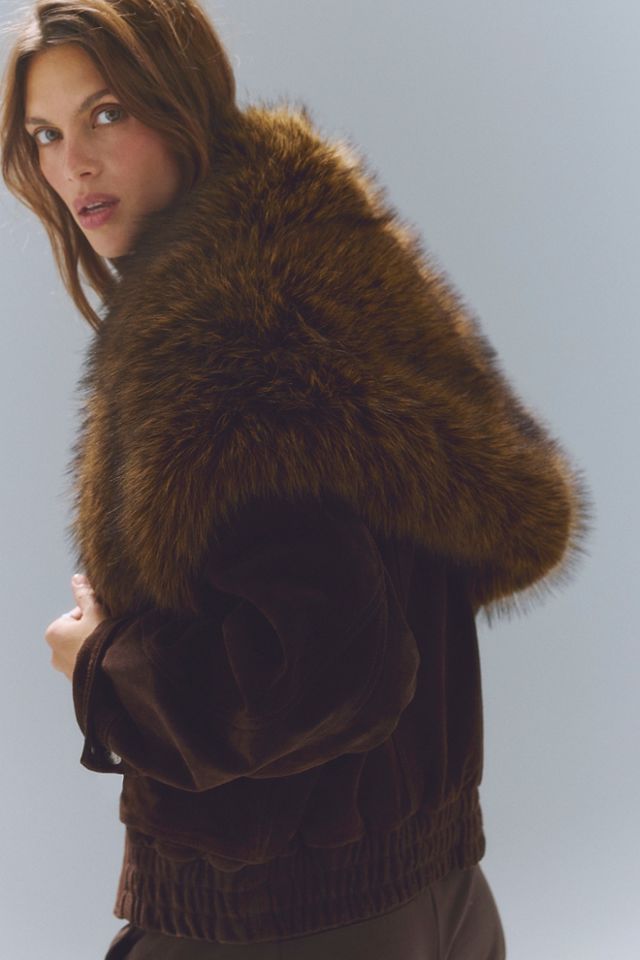 Ice Breaker Faux Fur Shawl | Free People
