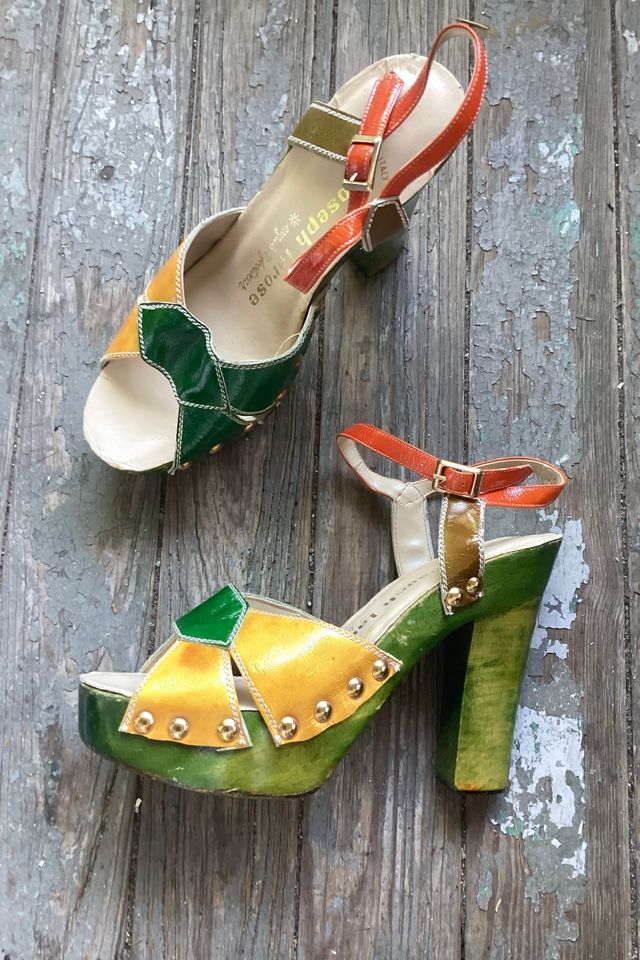 1970s Deadastock Joseph LaRose Multi-color Platforms Selected by Cherry #1