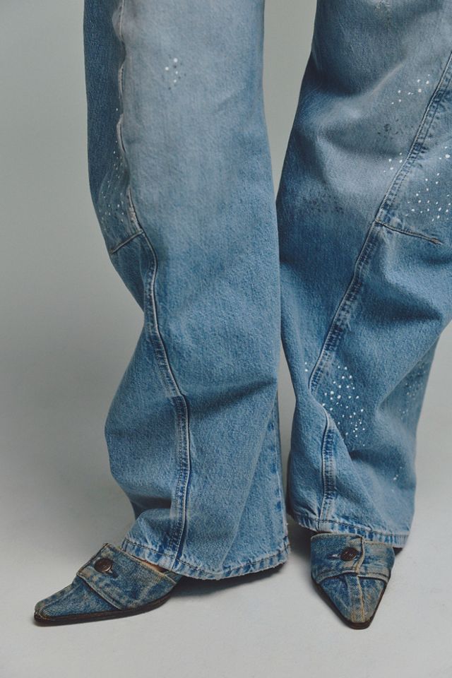 Y2K Patchworn Denim Pumps Selected by Cherry #1
