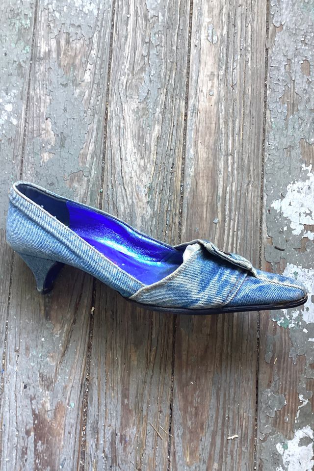 Y2K Patchworn Denim Pumps Selected by Cherry #1