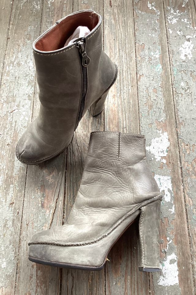 Early 2000s Maison Martin Margiela Grey Platform Boots Selected by Cherry #1