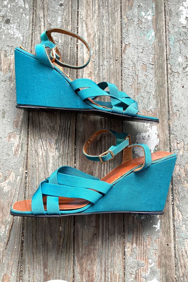 1970s Bonnie Smith for Kimel Blue Wedges Selected by Cherry #1