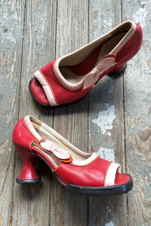 1990s Fluvog Minnie Mouse Chunky Heels Selected by Cherry #1