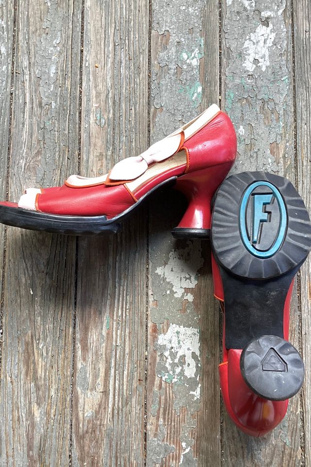1990s Fluvog Minnie Mouse Chunky Heels Selected by Cherry #2