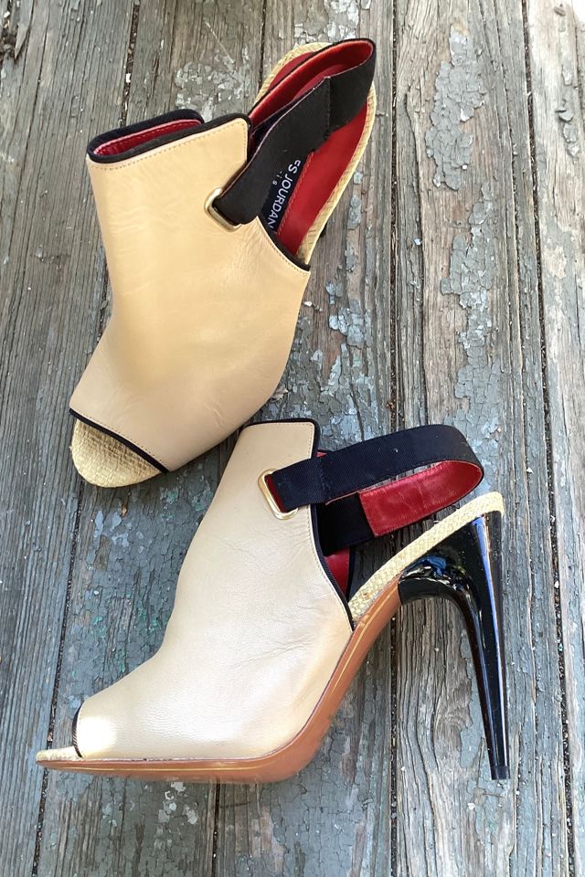 Y2K Deadstock Charles Jourdan Stilleto Leather Heels Selected by Cherry #1