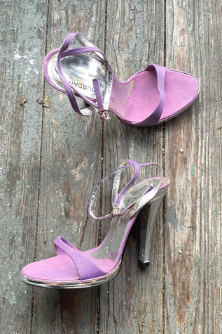 1980s Deadstock Charles Jourdan Lavender Heels Selected by Cherry