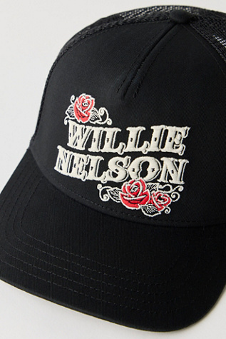 Женский головной убор American Needle Willie Nelson Valin Hat, цвет: Чёрный — фото 3