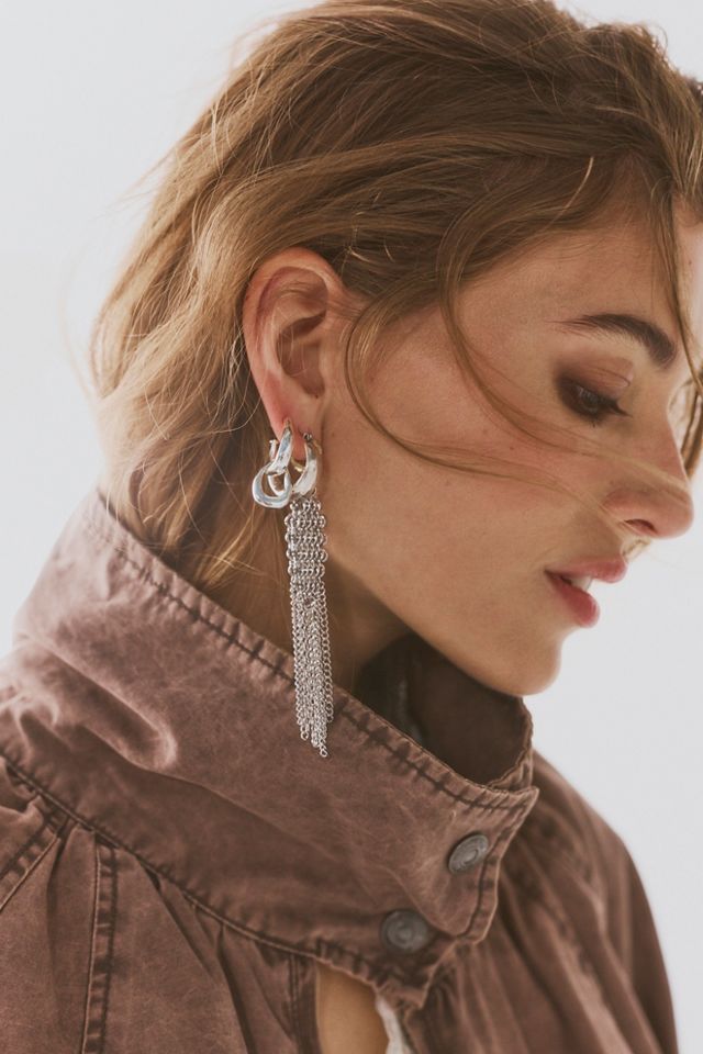 Avi Chainmail Dangle Earrings #1