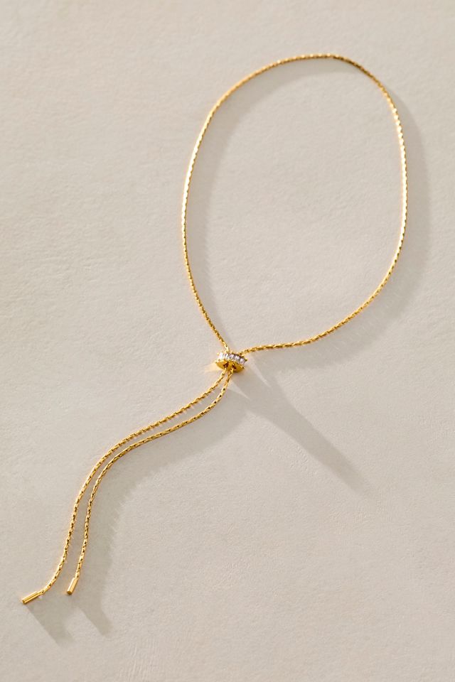 Brends Grand Baguette Lariat Necklace #1