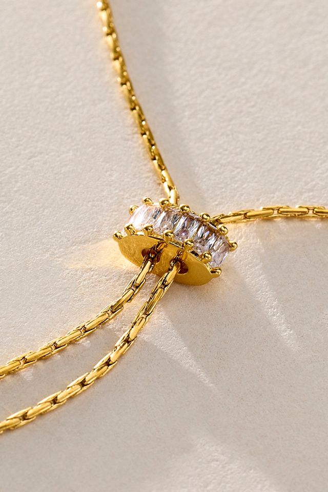 Brends Grand Baguette Lariat Necklace #2