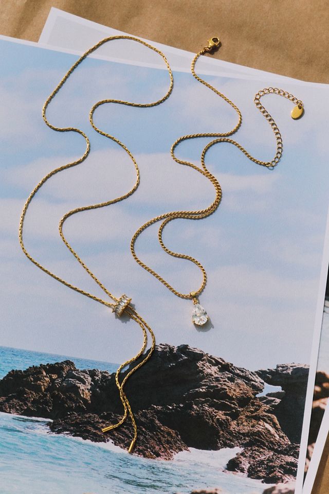 Brends Grand Baguette Lariat Necklace #3