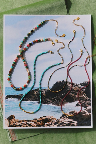 Brenda Grands Waterproof Gemstone Necklace