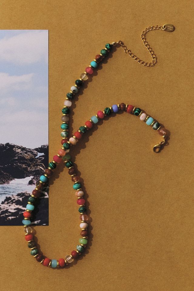 Brenda Grands Waterproof Gemstone Necklace #3