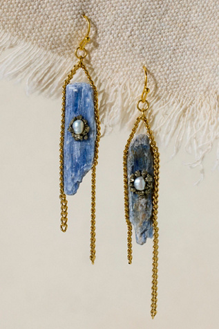 Marly Moretti Kyanite Stone Drop Earrings