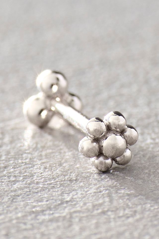 Maria Tash Ball Trinity 3mm Stud Earring #1