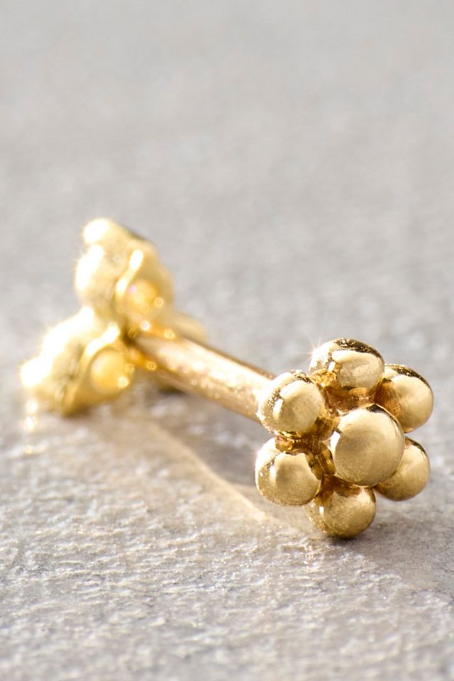 Maria Tash Diamond Trinity 3mm Stud Earring #1
