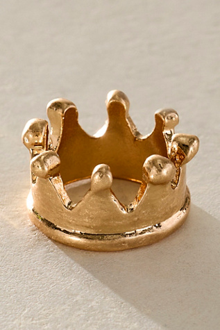 Женское кольцо Free People Crown, цвет: Золотой — фото 2