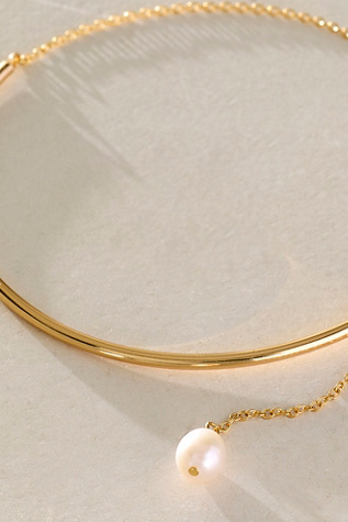 Женские украшения Free People Capri Pearl Drop Armband, цвет: Жемчужный — фото 2
