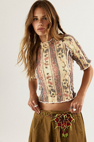Luna Del Pinal The Vine Stretch Weave Tee