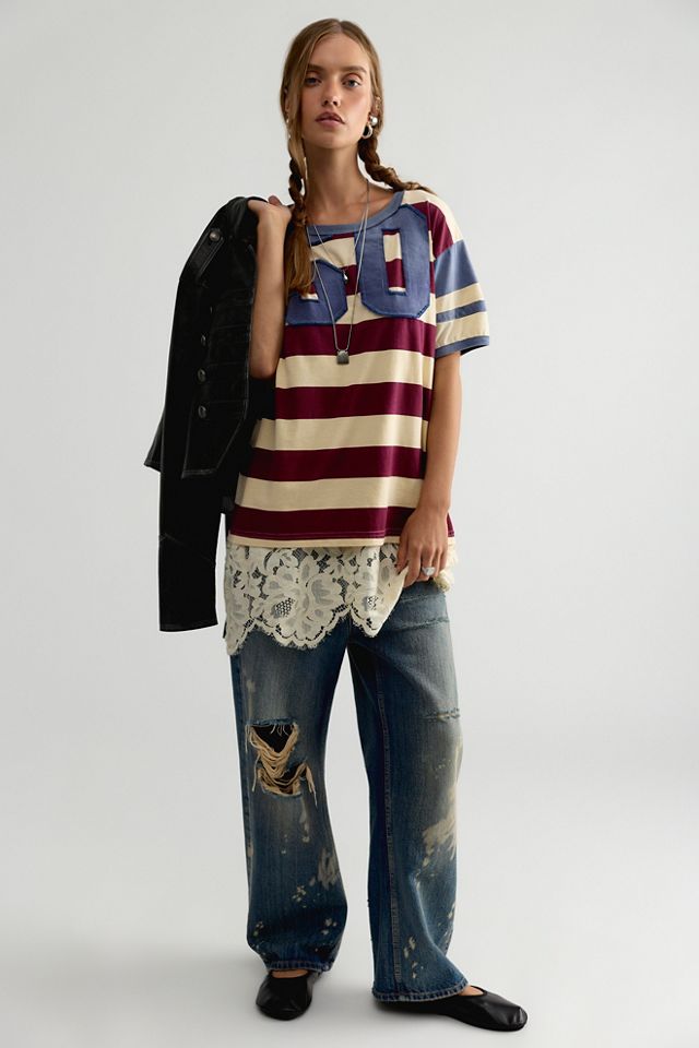 Tricia Fix Retro Baseball Tee #2