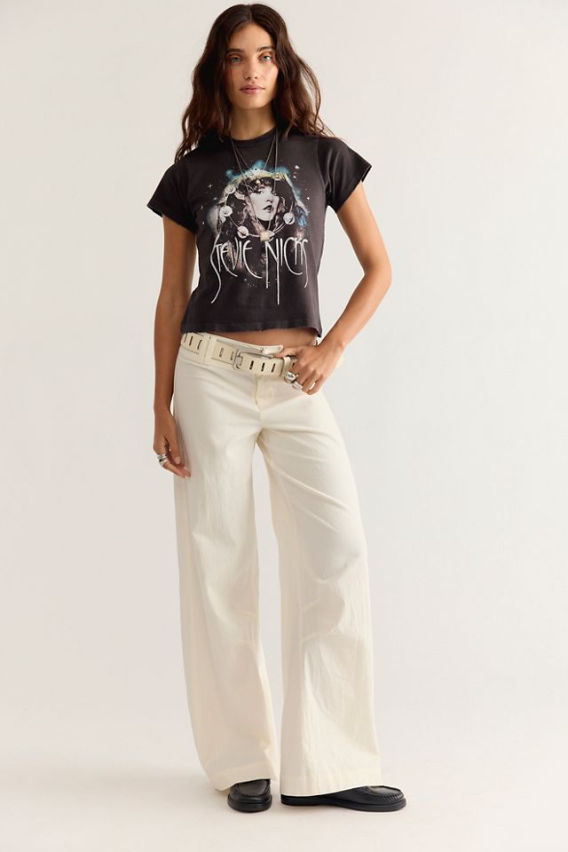 Daydreamer Stevie Nicks Tambourine Crew Neck Tee #2